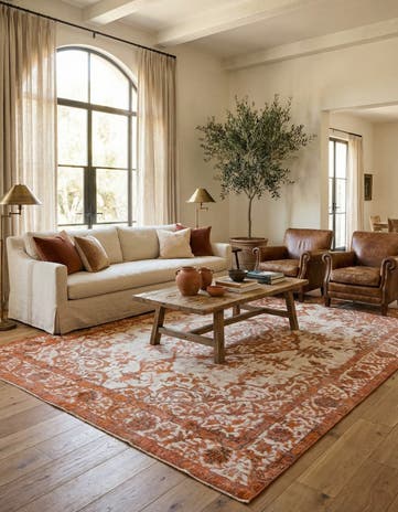 9' 4 x 13' Hand Knotted Ultra Vintage Persian Wool Rug