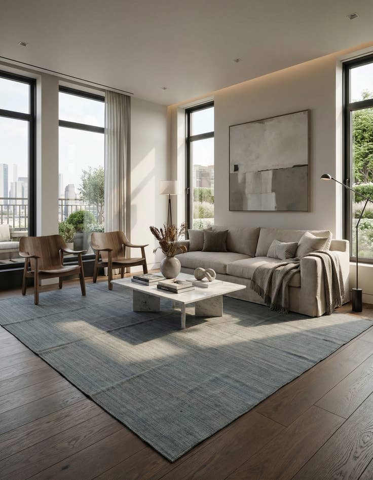 Detail image of 10' x 11' 7  Hand Woven Kilim Modern Wool Rug