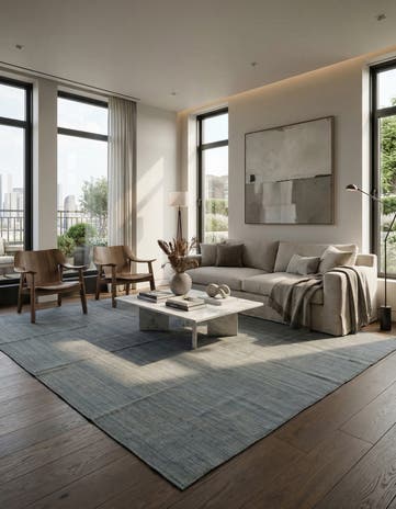 10' x 11' 7 Hand Woven Kilim Modern Wool Rug