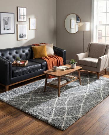  5' 3 x 8' Soft Touch Shag Rug