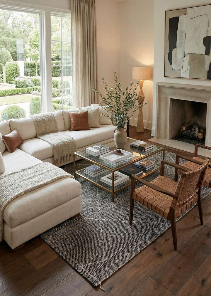 9' x 12' Hand Knotted Darya Wool Rug