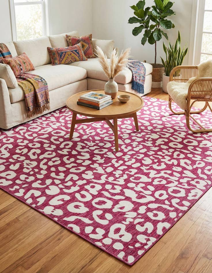 Detail image of  10' x 10'  Washable Safari Indoor / Outdoor Square Rug