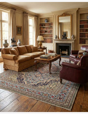 8' 2 x 10' 9 Hand Knotted Tabriz Persian Wool Rug