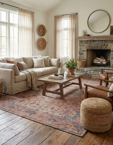 9' x 12' Hand Woven Chenille Jute Rug