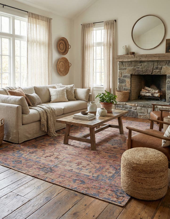 9' x 12' Hand Woven Chenille Jute Rug