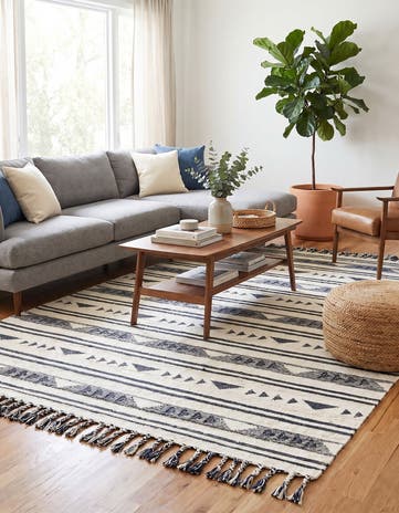 9' x 12' Hand Woven Arizona Wool Rug