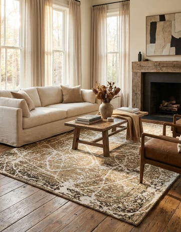 8' 10 x 12' Hand Knotted Ultra Vintage Persian Wool Rug