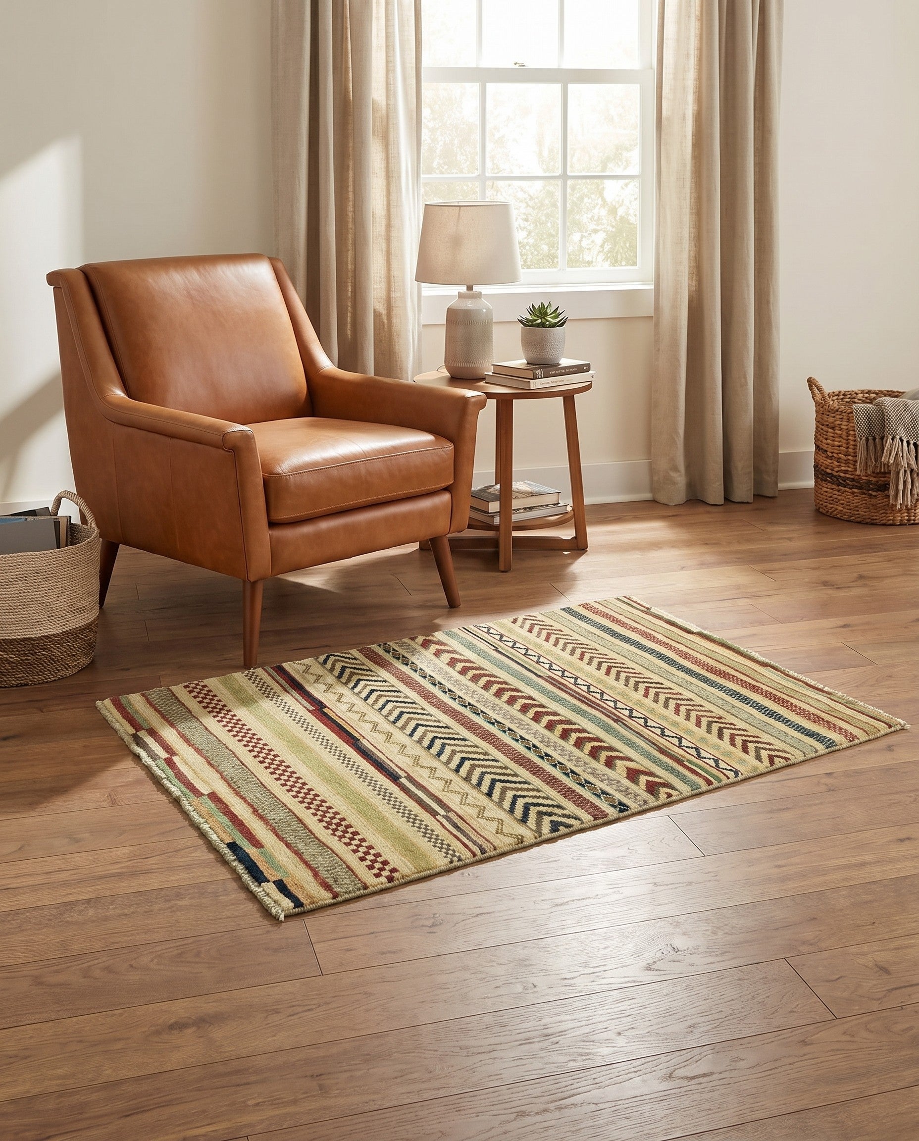 2' 8 x 4' 1 Hand Knotted Darya Rug