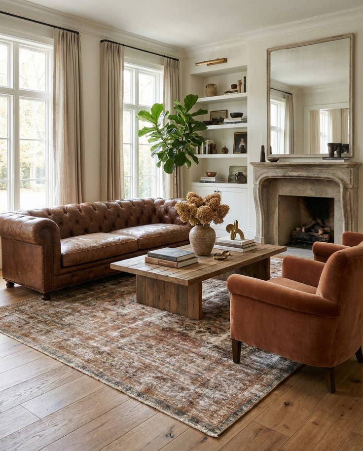 Detail image of 6' 4 x 9' 5 Hand Knotted Ultra Vintage Persian Wool Rug