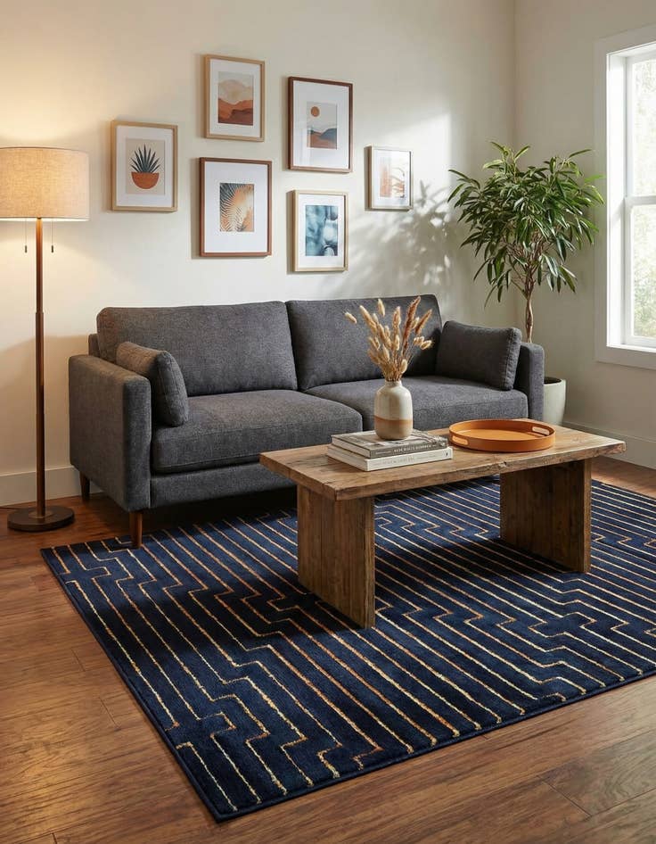 Detail image of 4' x 6' Vogue Geo Rug