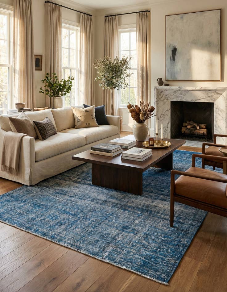 Detail image of 5' 8 x 11' 1  Hand Knotted Ultra Vintage Persian Wool Runner Rug