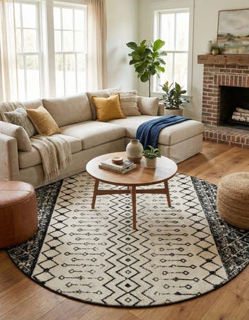 10' x 10' Moroccan Trellis Round Rug