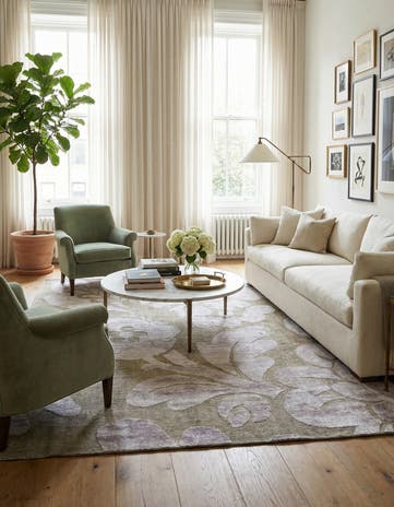 7' 4 x 9' 8 Hand Knotted Darya Rug