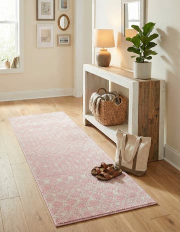 2' x 5' 3 Moroccan Trellis Runner Rug