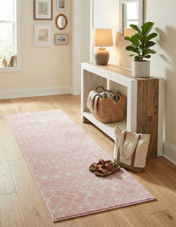 2' x 5' 3 Moroccan Trellis Runner Rug