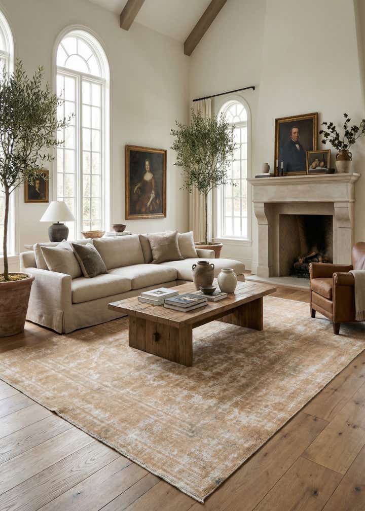 9' 6 x 12' 10 Hand Knotted Ultra Vintage Persian Wool Rug