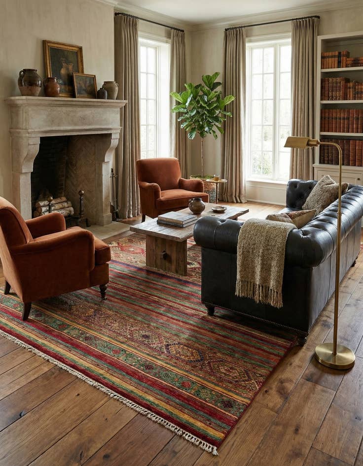 Detail image of 8' 4 x 11' 3  Hand Knotted Ariana Ziegler Oriental Rug