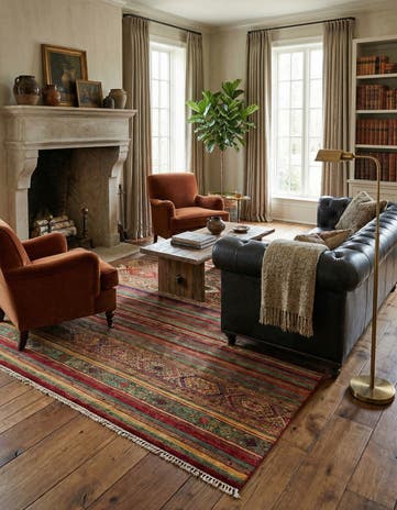 8' 4 x 11' 3 Hand Knotted Ariana Ziegler Oriental Rug
