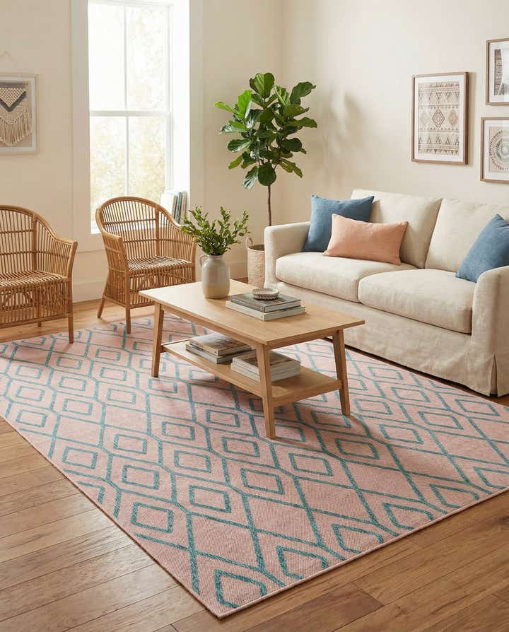 6' x 9' Easy-Clean Jill Zarin Turks and Caicos Indoor / Outdoor Rug