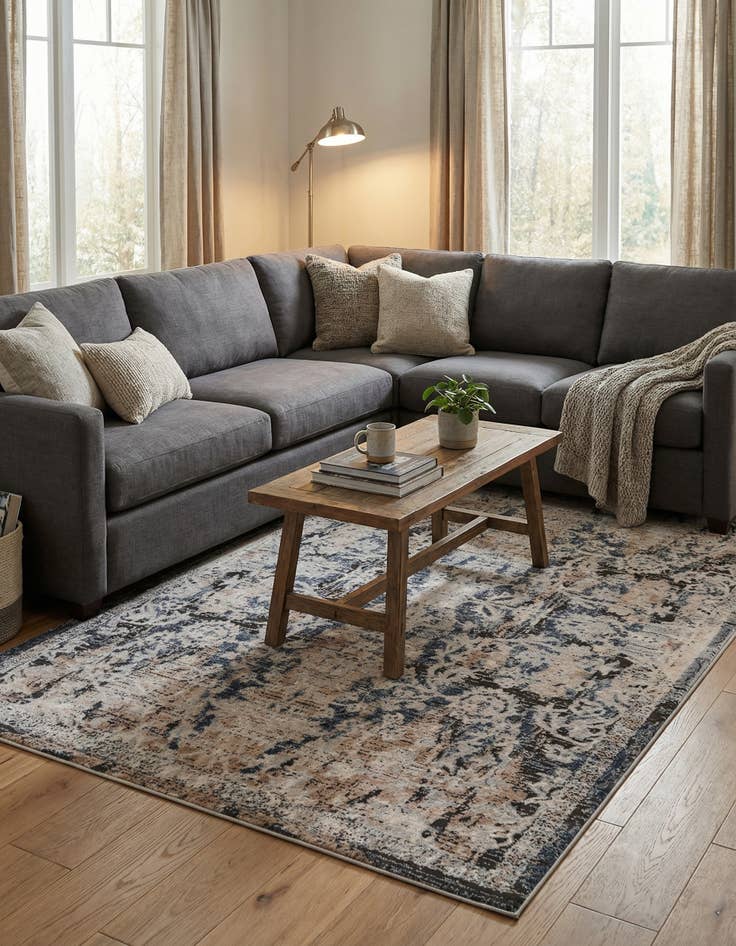 Detail image of 5' 3 x 8' Oregon Rug