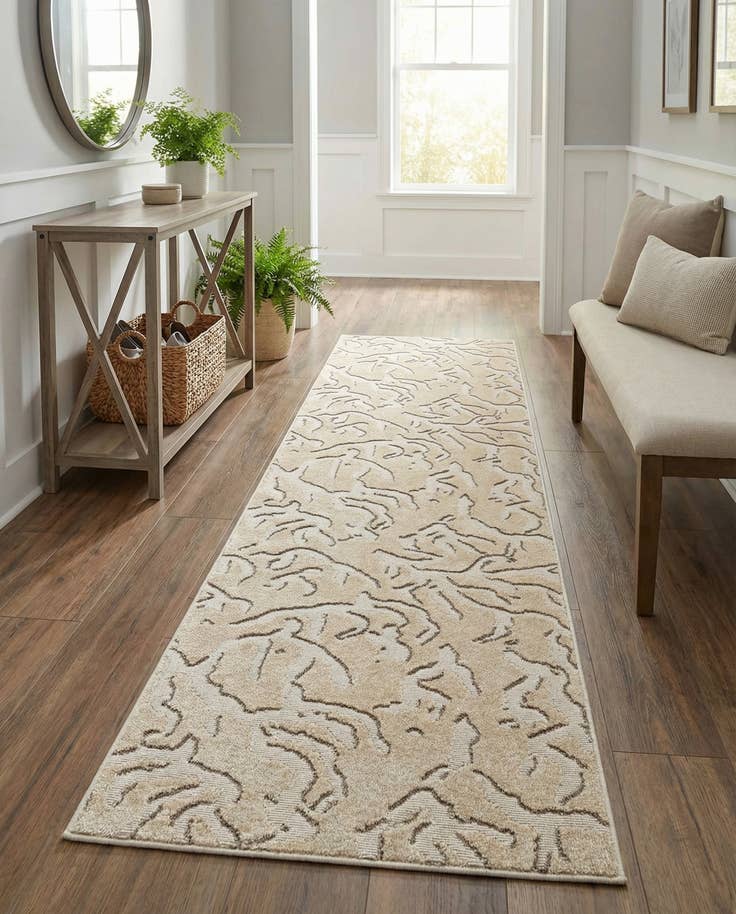 Detail image of 2' 7 x 10' Easy-Clean Sabrina Soto Indoor / Outdoor Runner Rug