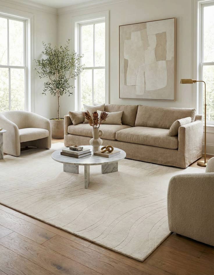 Detail image of  8' 3 x 11' 6  Hand Knotted Darya Wool Rug