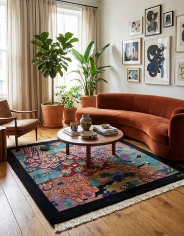 4' 5 x 4' 6 Terra Nova Square Rug