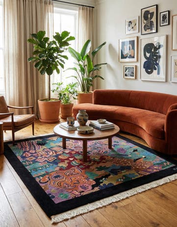 4' 5 x 4' 6 Terra Nova Square Rug