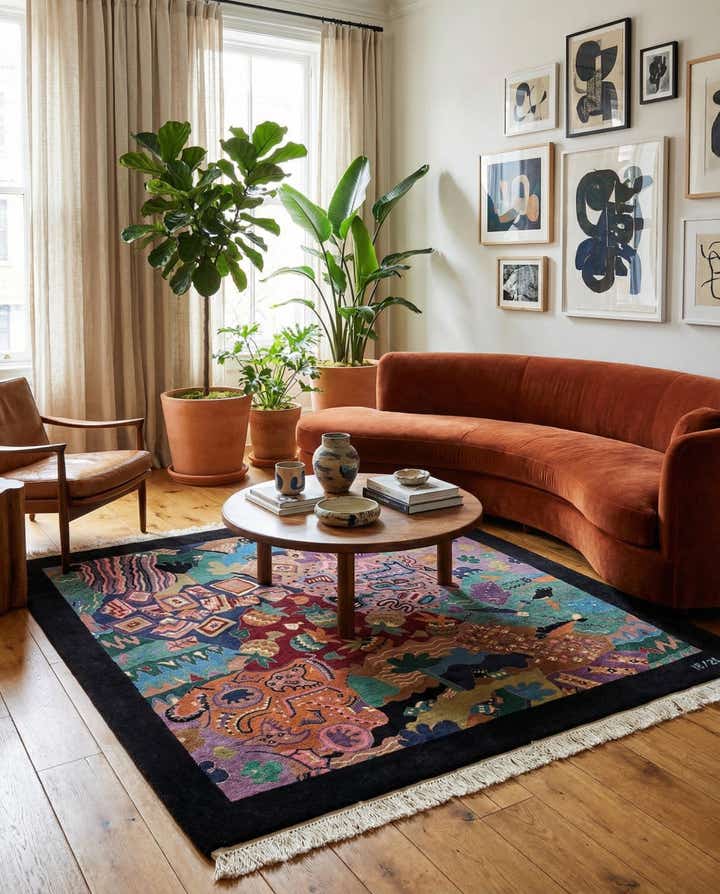 4' 5 x 4' 6 Terra Nova Square Rug