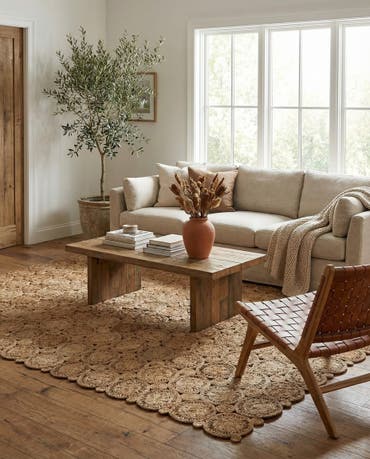  10' x 14' 1  Hand Braided Jute Rug