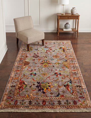 3' 4 x 5' 2 Hand Knotted Ariana Ziegler Rug