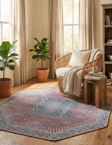 Washable Sisu Octagon Rug