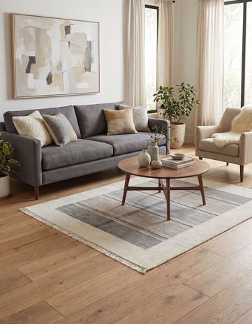 4' 11 x 6' 8 Hand Knotted Darya Wool Rug