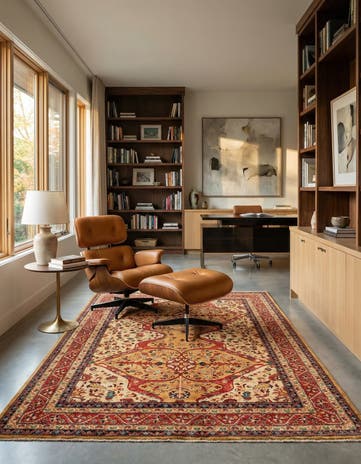 5' 7 x 7' 7 Hand Knotted Ariana Ziegler Oriental Rug