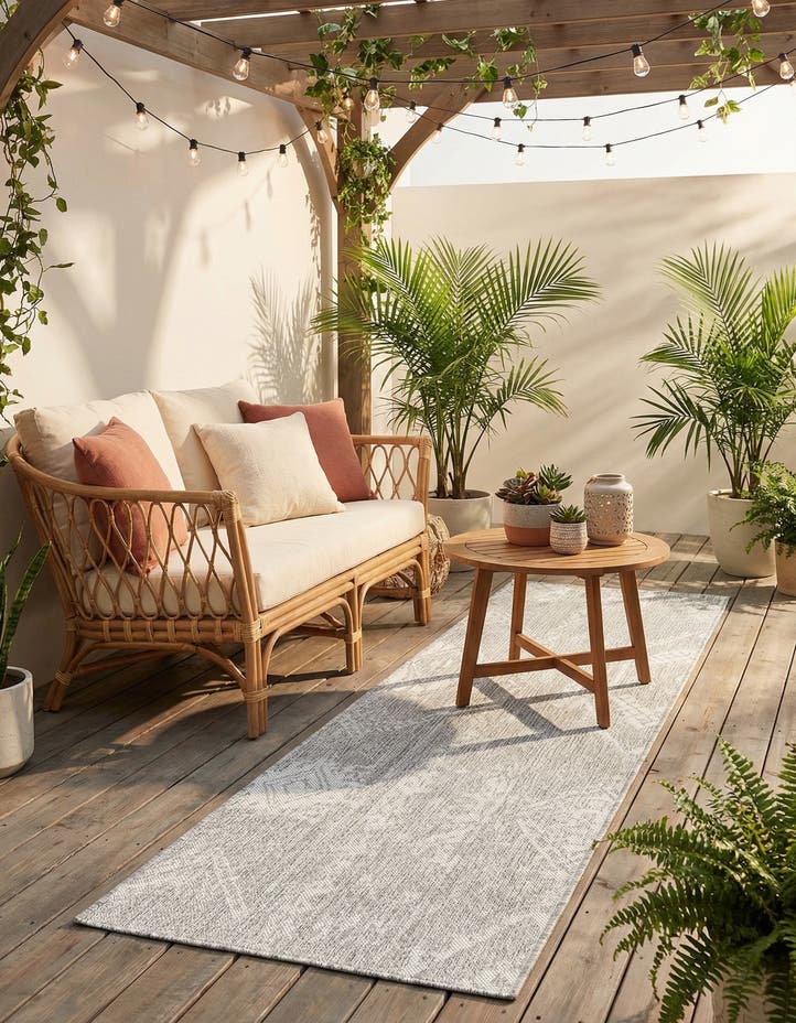 2' x 8' Easy-Clean Bohemian Indoor / Outdo...