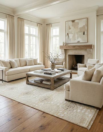 8' 1 x 11' 4 Hand Knotted Darya Wool Rug