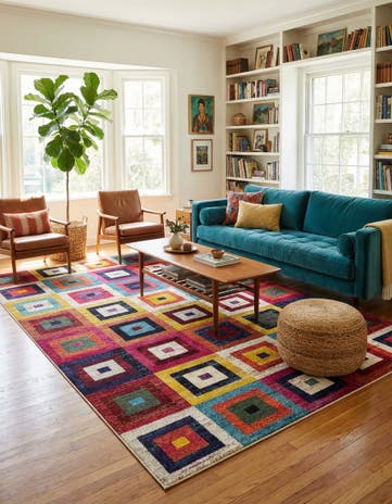 10' 6 x 16' 5 Washable Hyacinth Rug