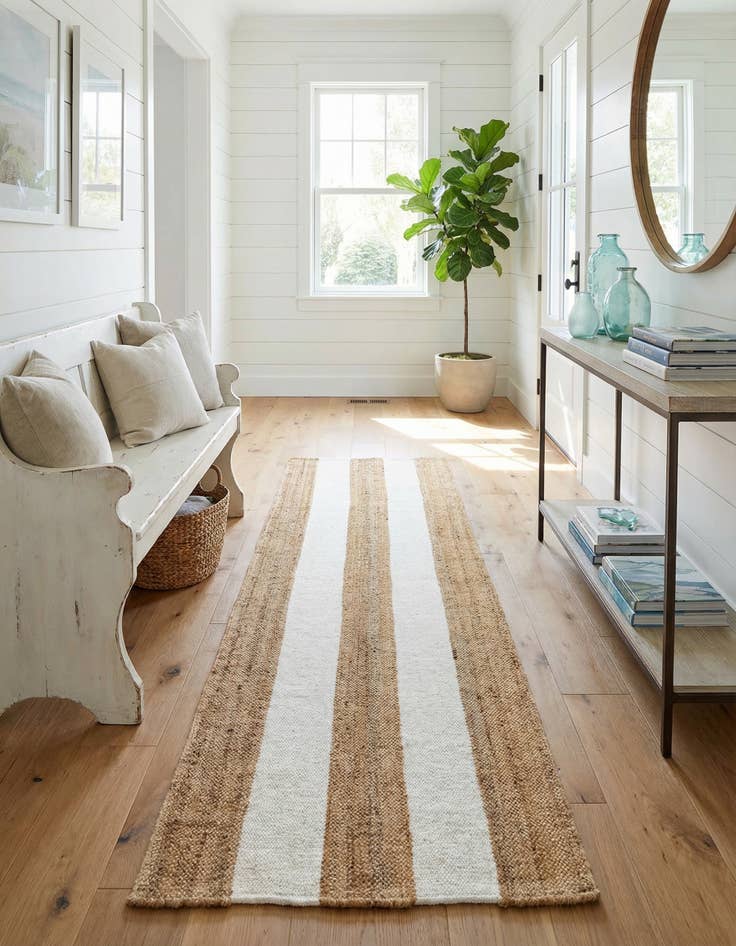 Detail image of  2' 7 x 12'  Hand Woven Jill Zarin Hamptons Runner Rug