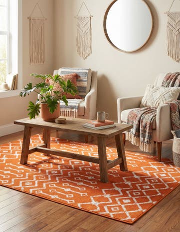 4' x 6' Kasbah Trellis Rug