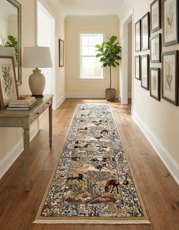 3' x 13' Nain Design Runner Rug