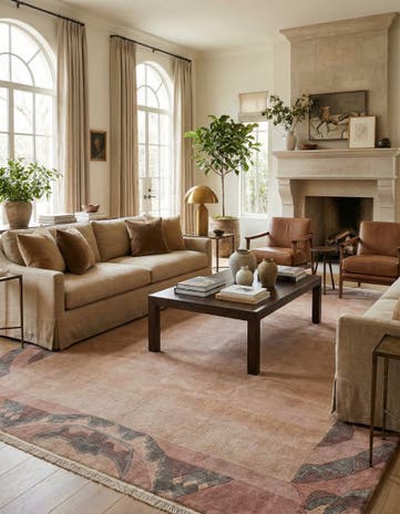 8' 5 x 11' 9 Hand Knotted Tibet Wool Rug