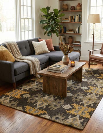 5' x 8' Luna Wool Rug