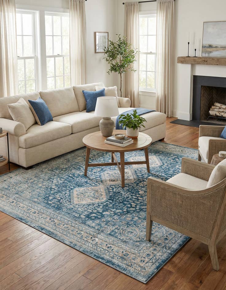 Detail image of 10' 2 x 10' 2 Newport Square Rug