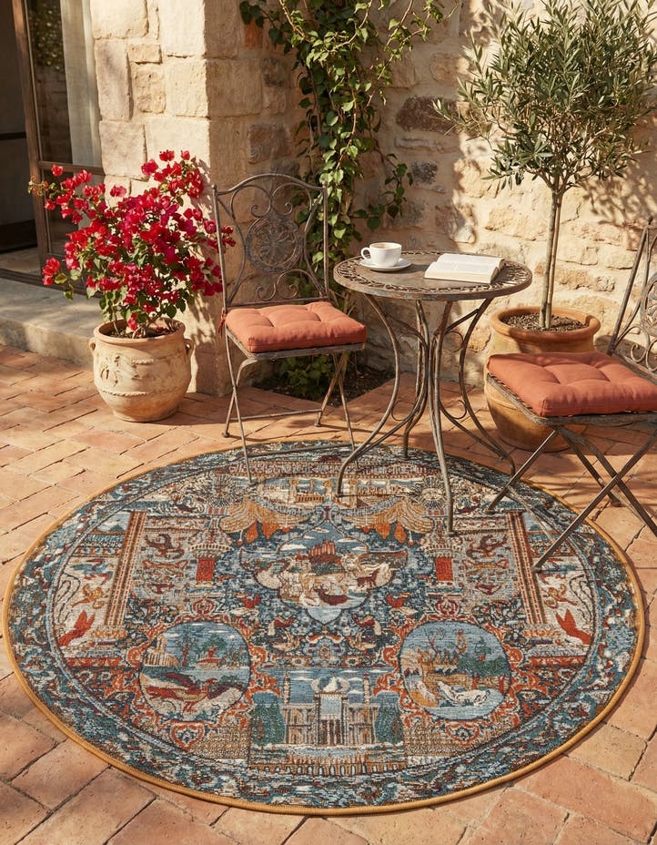 4' x 4' Easy-Clean Traditional Indoor / Ou...