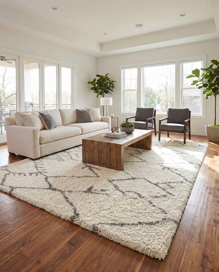 Detail image of 10' x 14' Infinity Shag Rug