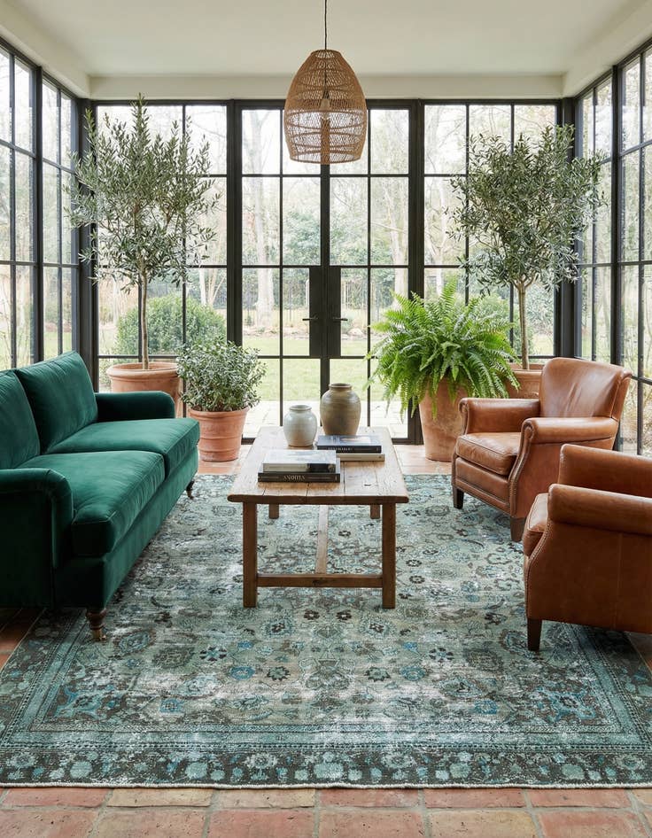 Detail image of 8' 9 x 11' Vintage Rug