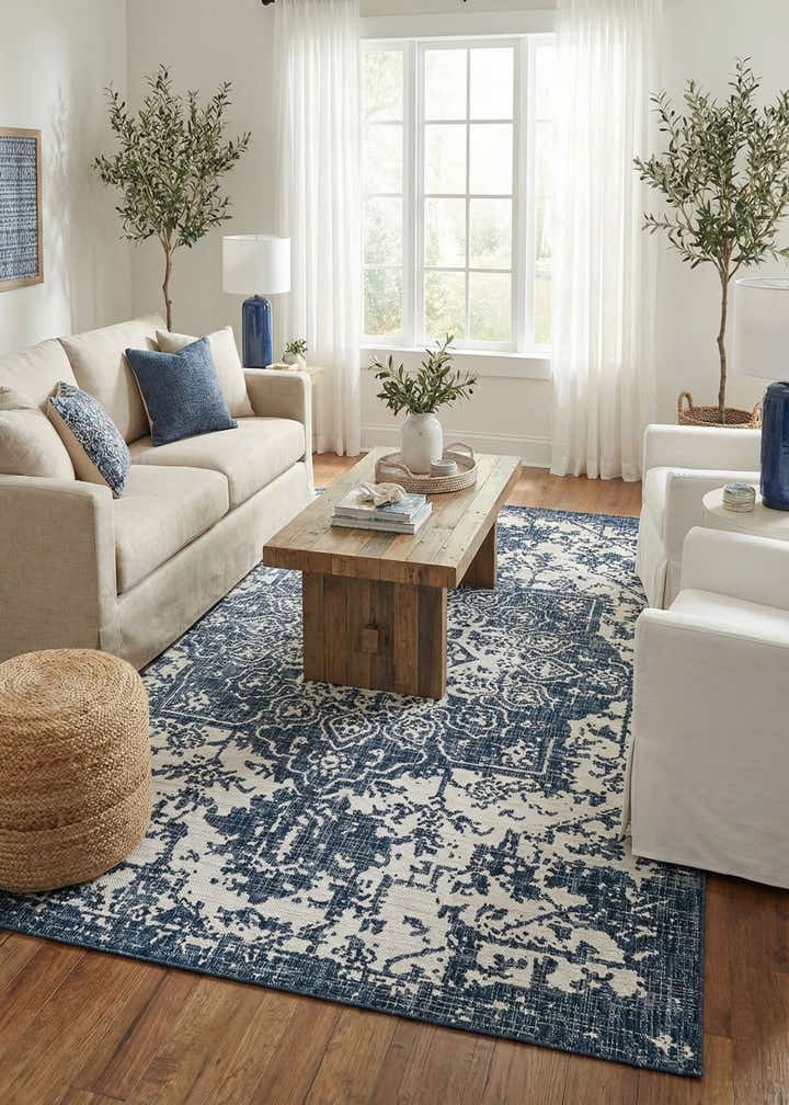 6' x 9' Easy-Clean Jill Zarin Dubai Indoor / Outdoor Rug