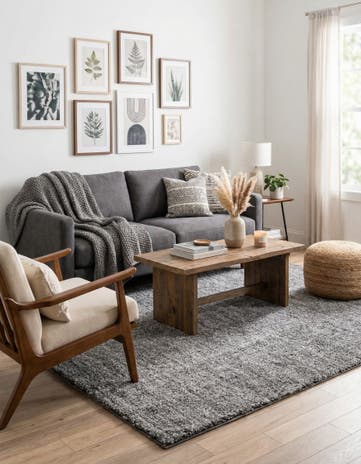 5' 3 x 8' Jill Zarin Shaggy Chic Rug