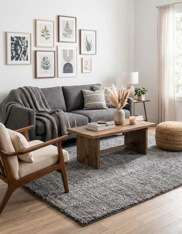 5' 3 x 8' Jill Zarin Shaggy Chic Rug