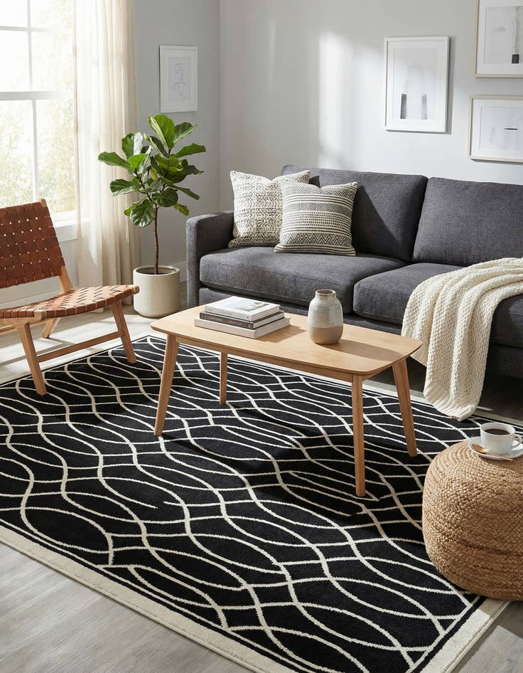 Detail image of 4' 5 x 6' Milano Rug